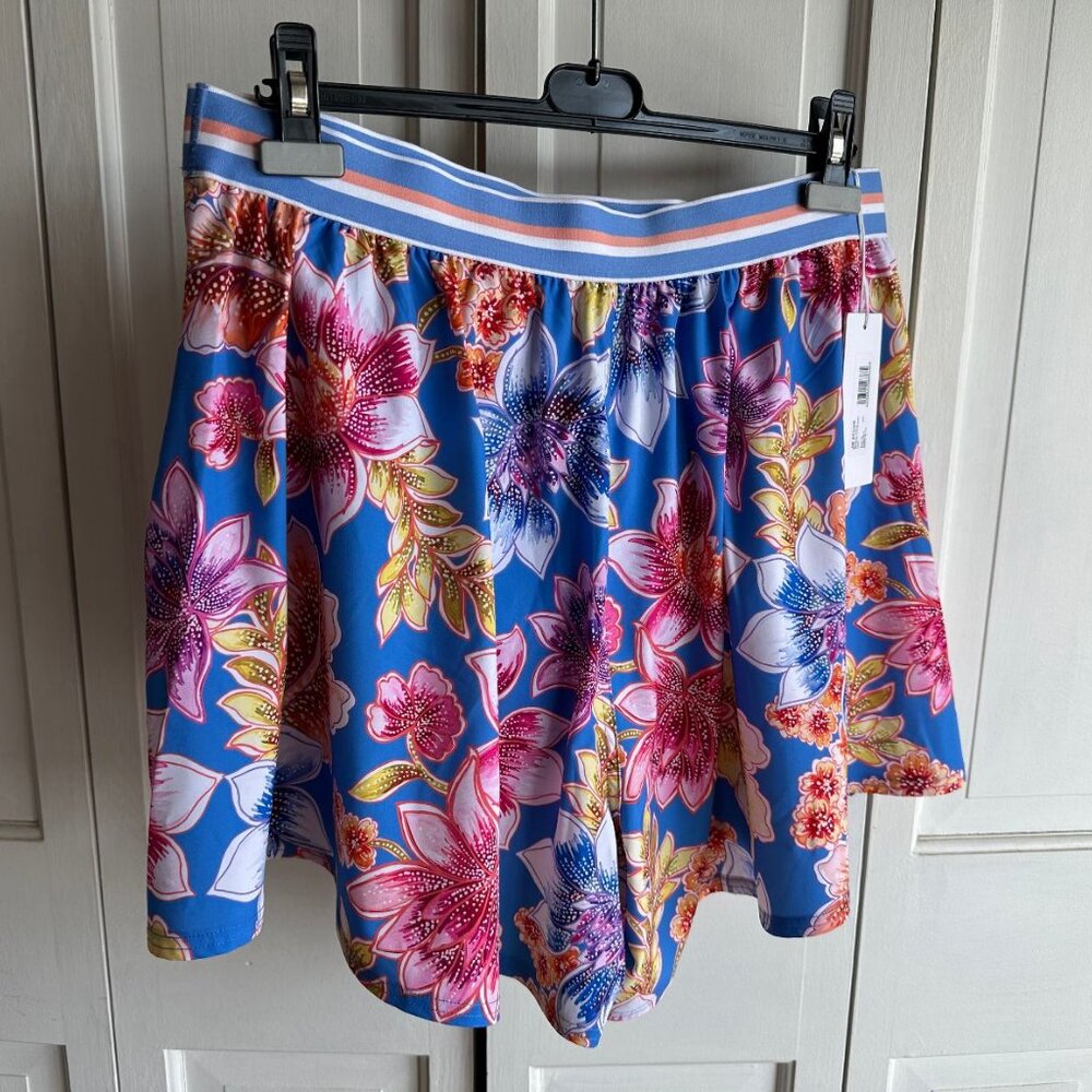 NWT $175 Johnny Was Bee Active Flutter Tennis/Golf Skort Size XL